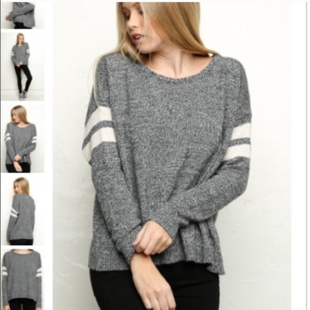 Brandy Melville Gray Veena Sweater (Wool) -